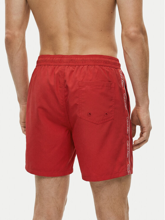 Calvin Klein Swimwear Calvin Klein Swimwear Pantaloncini da bagno LV00N61002 Rosso Regular Fit