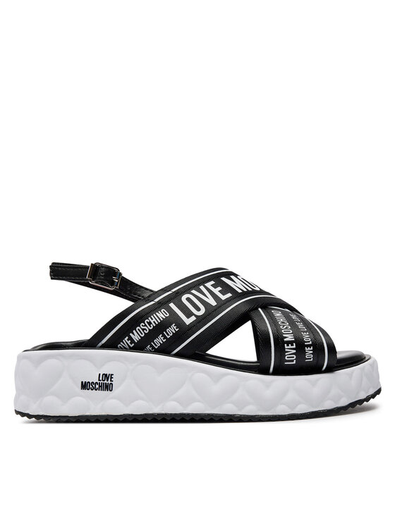 LOVE MOSCHINO Sandále JA16315I0IIX300A Čierna
