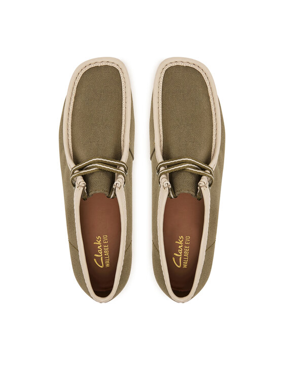 Clarks Clarks Félcipő Wallabee EVO 26186172 Zöld