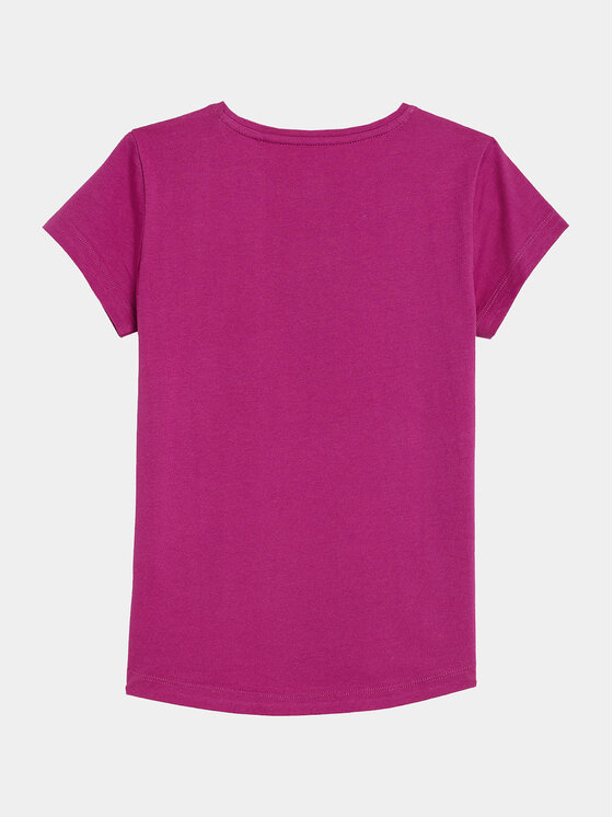 4F 4F T-Shirt 4FJAW23TTSHF0816 Ροζ Regular Fit