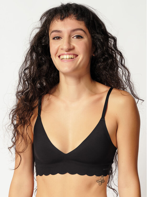 Skiny Skiny Podprsenka bez kostic 81474 Černá
