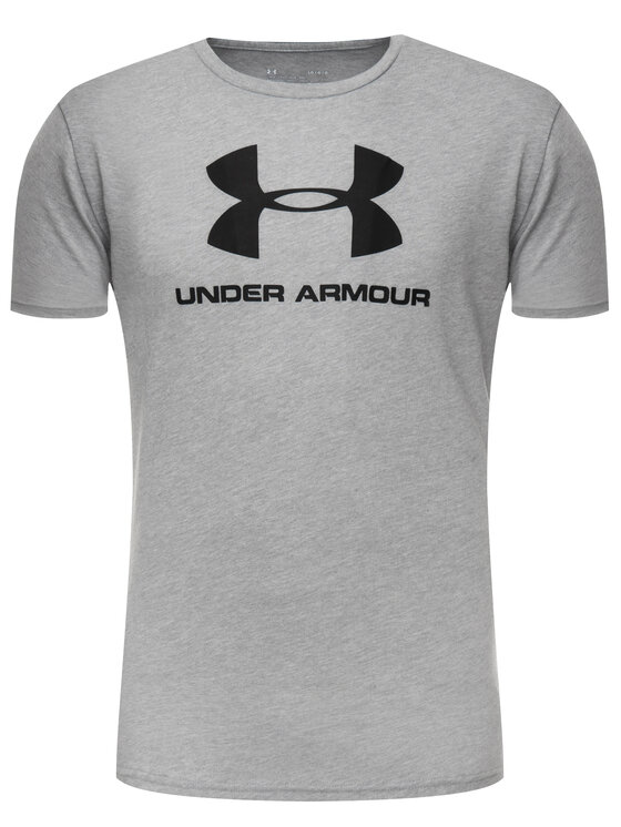 Under Armour Under Armour Marškinėliai Ua Sportstyle Logo 1329590 Pilka Regular Fit