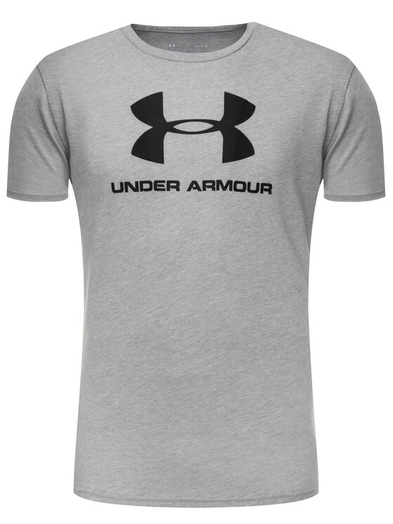 Under Armour Under Armour T-Shirt Ua Sportstyle Logo 1329590 Szary Regular Fit