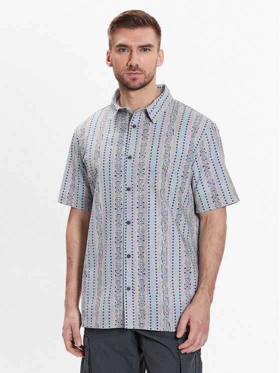 Quiksilver Quiksilver Košile Tracks EQYWT04463 Šedá Regular Fit