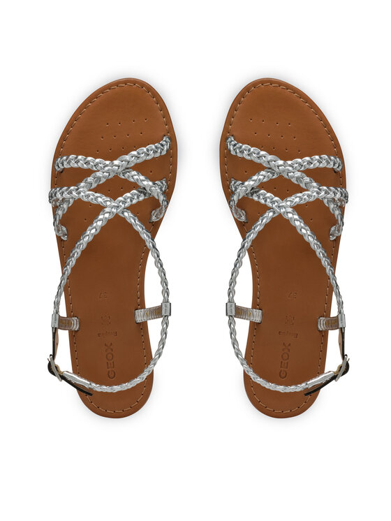 Geox Geox Sandály D Sozy S D55LXD 000KY C1007 Stříbrná