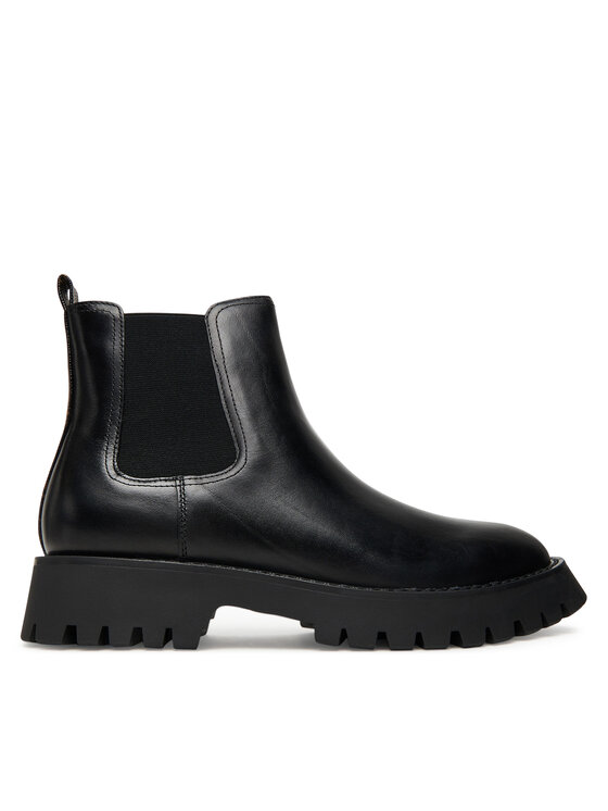 Guess Guess Kotníková obuv s elastickým prvkem FMTGOM LEA10 Černá