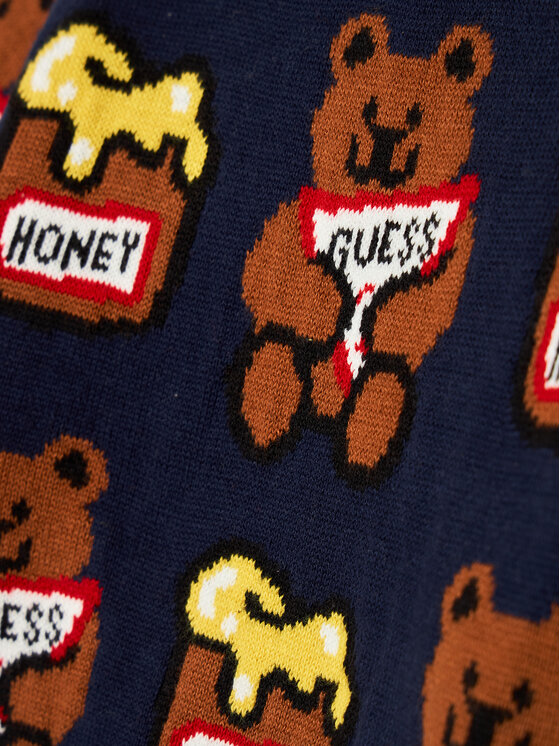 Guess Guess Sweater H1YT01 Z2S40 Sötétkék Regular Fit