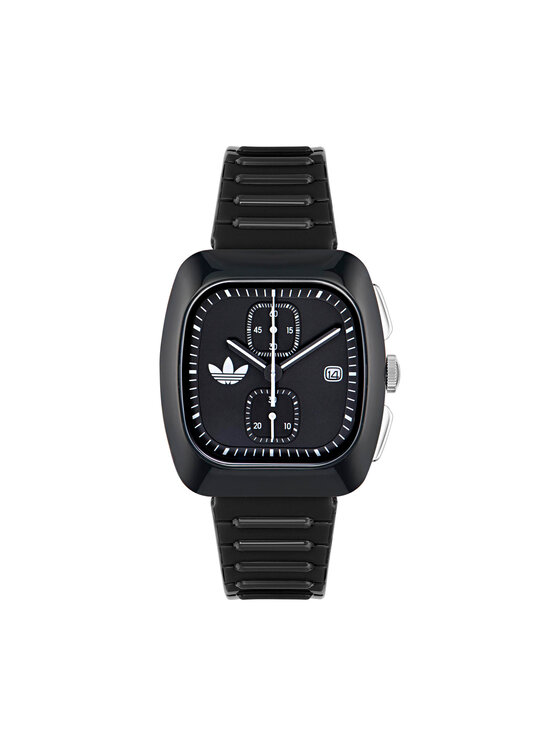 adidas Pulkstenis Retro Wave Two Chrono AOSY24533 Melns