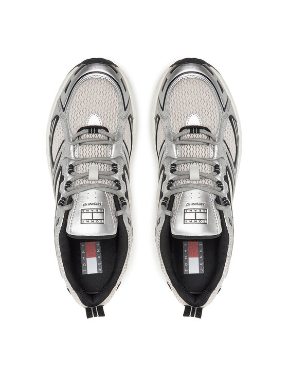 Tommy Jeans Tommy Jeans Tenisice Archive'97 Metallic EM0EM01572 Crna