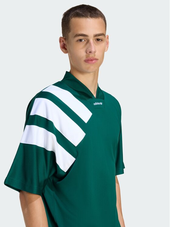 adidas adidas T-Shirt Adicolor Zielony ciemny Oversize