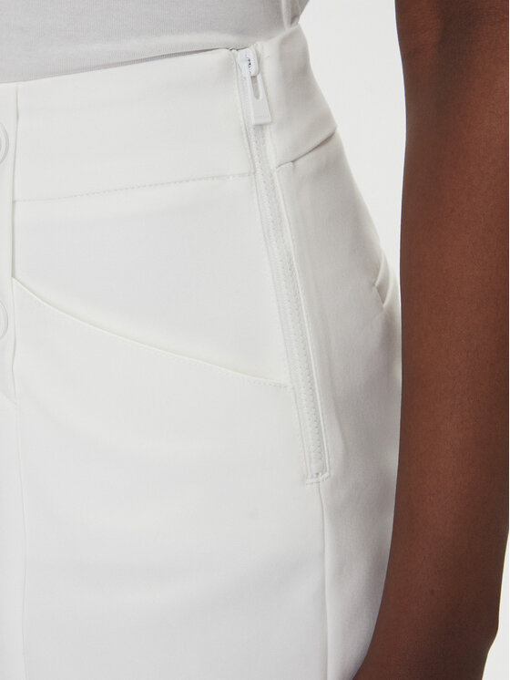 Morgan Morgan Pantaloncini di tessuto 251-SHEON Bianco Straight Fit
