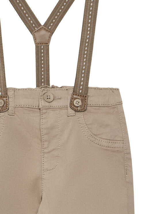 Mayoral Mayoral Pantaloni di tessuto 2576 Marrone Regular Fit