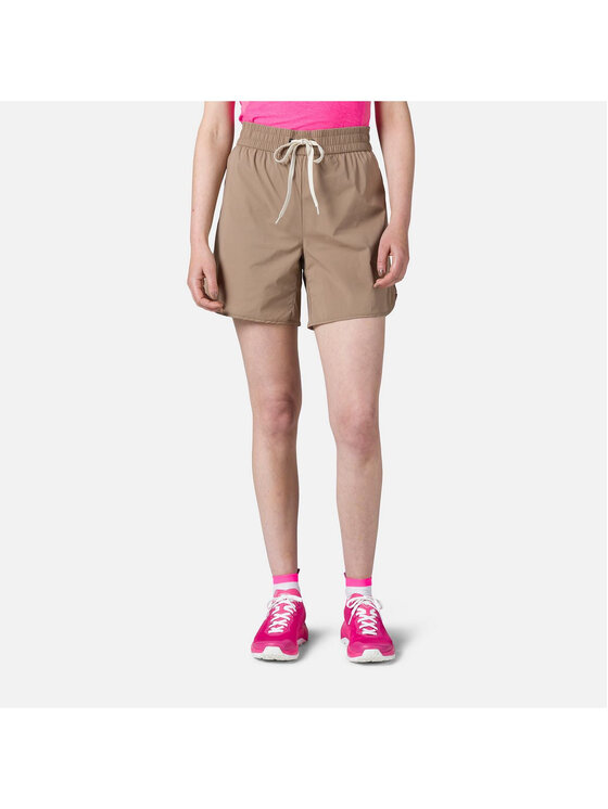 Rossignol Rossignol Szorty sportowe W Basic Short 6" Beżowy Regular Fit