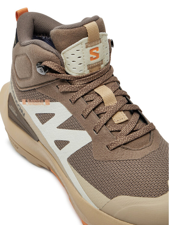 Salomon Salomon Трекінгові черевики Elixir Activ Mid Gore-Tex L47457200 Бежевий