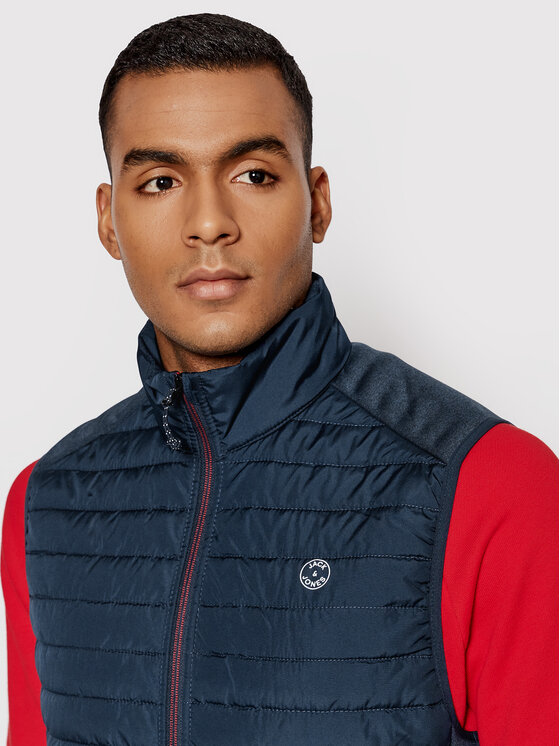 Jack&Jones Jack&Jones Telovnik Multi 12200684 Mornarsko modra Slim Fit