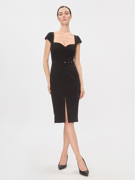 Rinascimento Rinascimento Coctailkleid CFC0116209003 Schwarz Slim Fit