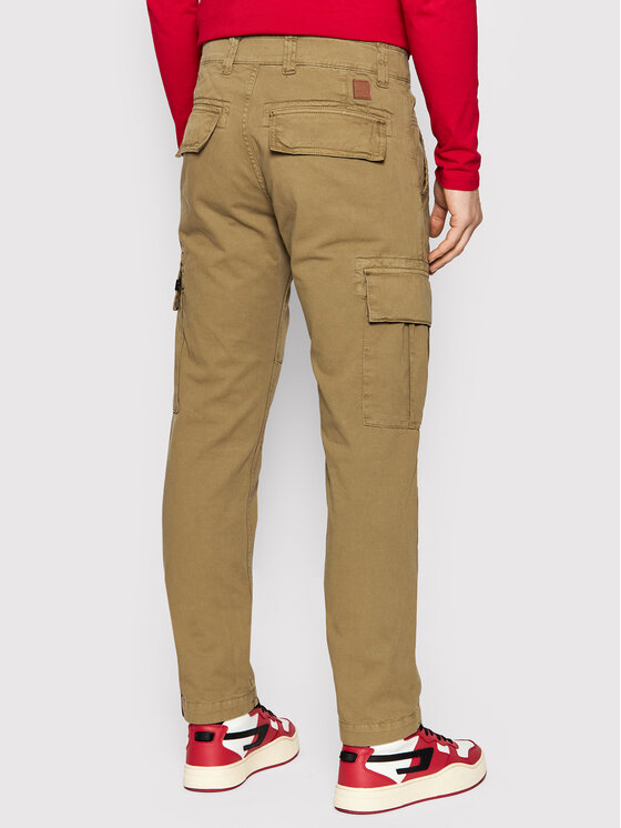 Alpha Industries Alpha Industries Spodnie materiałowe Agent 158205 Beżowy Regular Fit