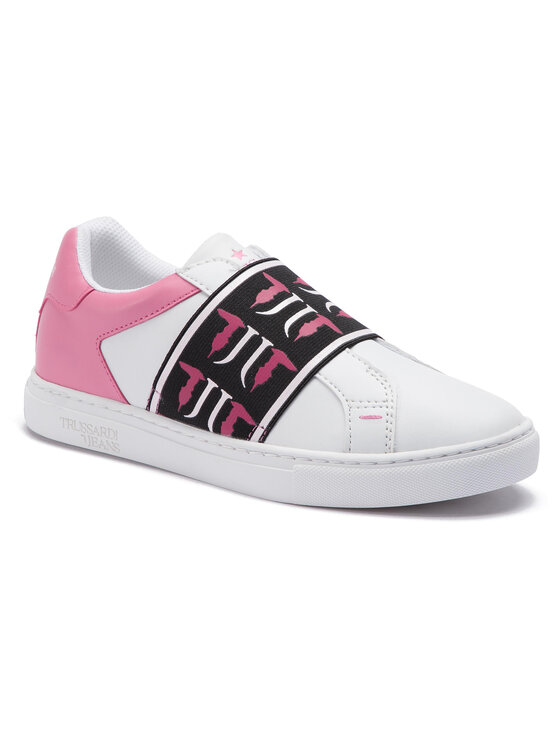 Sneakersy Trussardi, Rozmiar 38, Białe, 79A00329