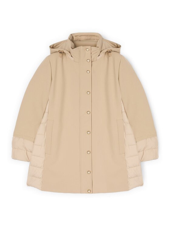 Motivi Motivi Giubbotto piumino F060Q000705N002 Écru Regular Fit