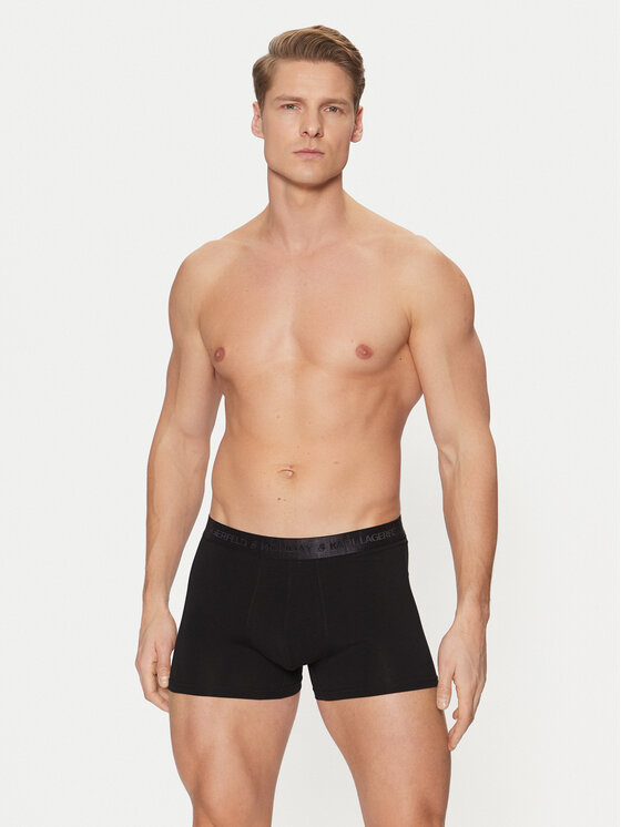 KARL LAGERFELD KARL LAGERFELD 7 db-os boxeralsó szett A1M47118 Fekete