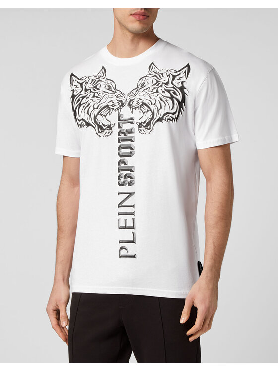 Plein Sport Plein Sport Tričko 1317 Biela Regular Fit