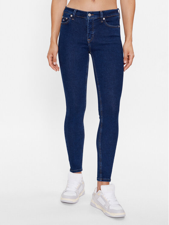 Tommy Jeans Džínsy Nora DW0DW16008 Tmavomodrá Skinny Fit