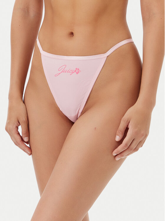 Juicy Couture Juicy Couture Sada 3 kusů string kalhotek JCTUS125960 Barevná