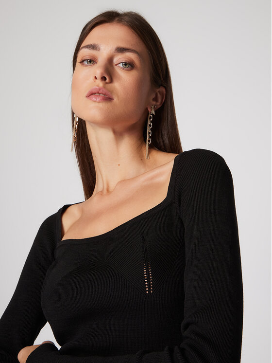 Maglione Mimi Nero Slim Fit