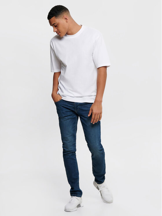 Only & Sons Only & Sons Jeans hlače Loom 22008472 Mornarsko modra Slim Fit