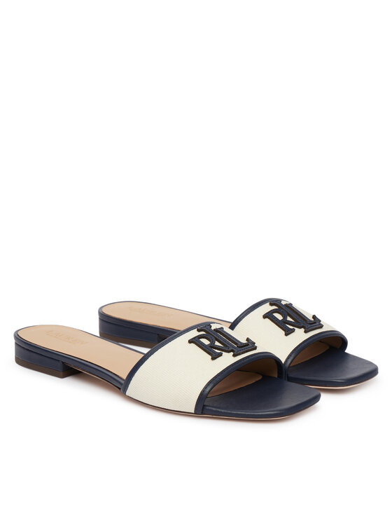 LAUREN RALPH LAUREN LAUREN RALPH LAUREN Pantoletten Everley Sld2 802P04395001 Écru