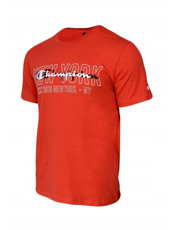 Champion Champion T-Shirt 217280 Czerwony Comfortable Fit