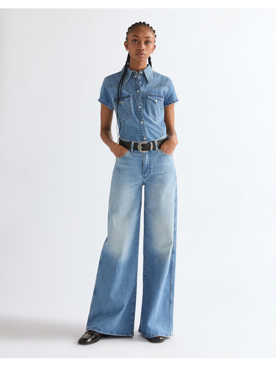Wrangler Wrangler Jeansy CANYON Niebieski Loose Fit