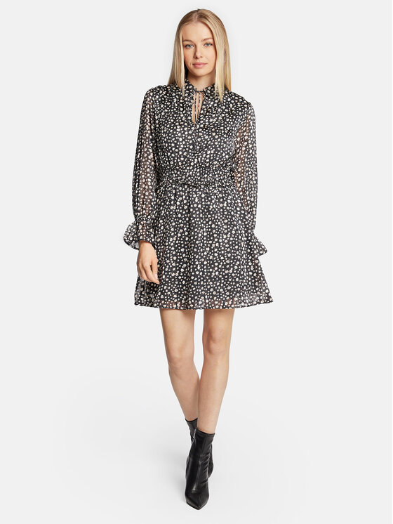 Salsa Sukienka codzienna 126456 Czarny Regular Fit Modivo.pl