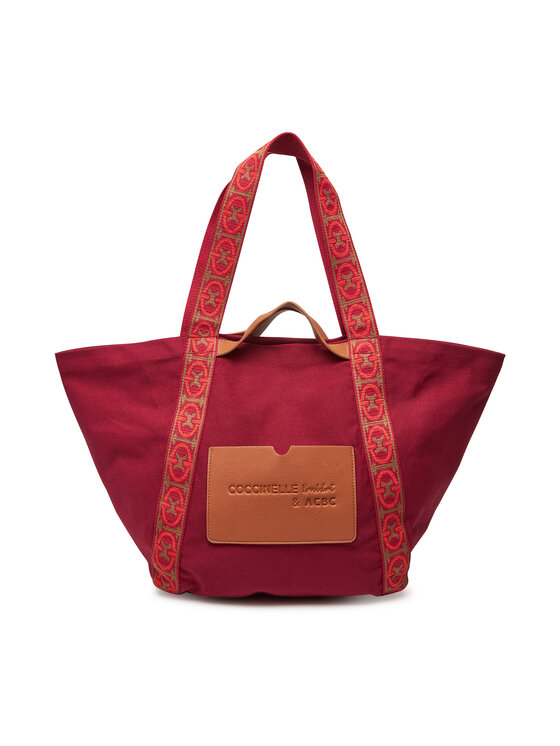 Coccinelle Coccinelle Handtasche SXG C-Bounce Canvas E1 SXG 11 01 01 Dunkelrot