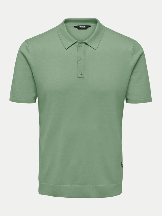 Only & Sons Only & Sons Polo Wyler 22022219 Verde Regular Fit