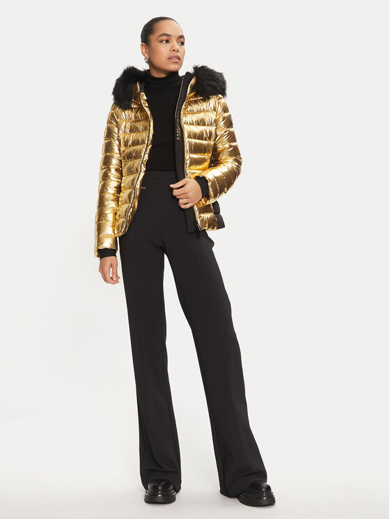 LOLA CASADEMUNT LOLA CASADEMUNT Зимно яке LF2401008 Златист Regular Fit