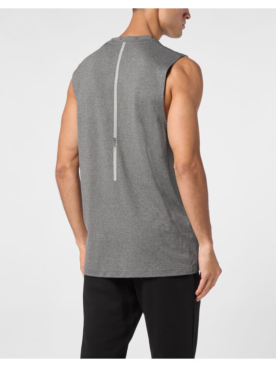 Plein Sport Plein Sport Tank top 14131 Czarny Regular Fit