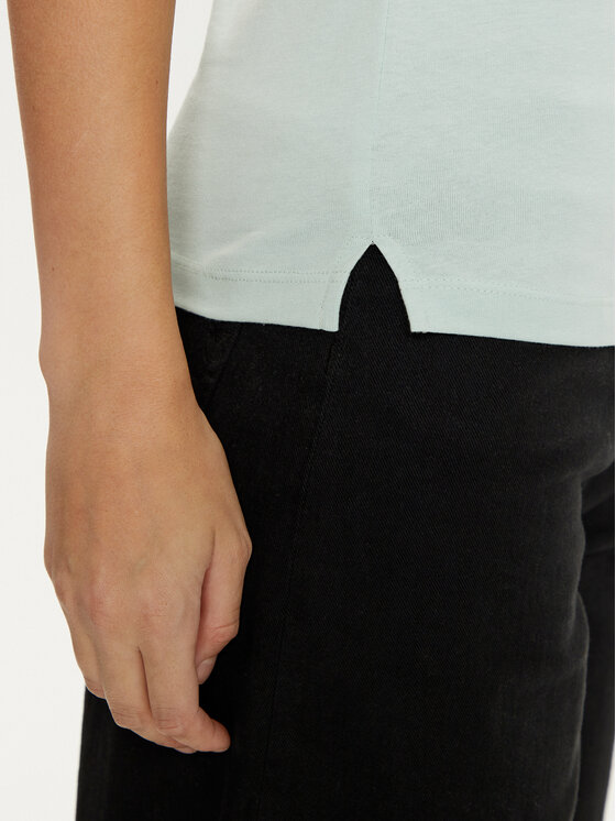 Guess Guess Tričko W1YI1B I3Z14 Zelená Slim Fit