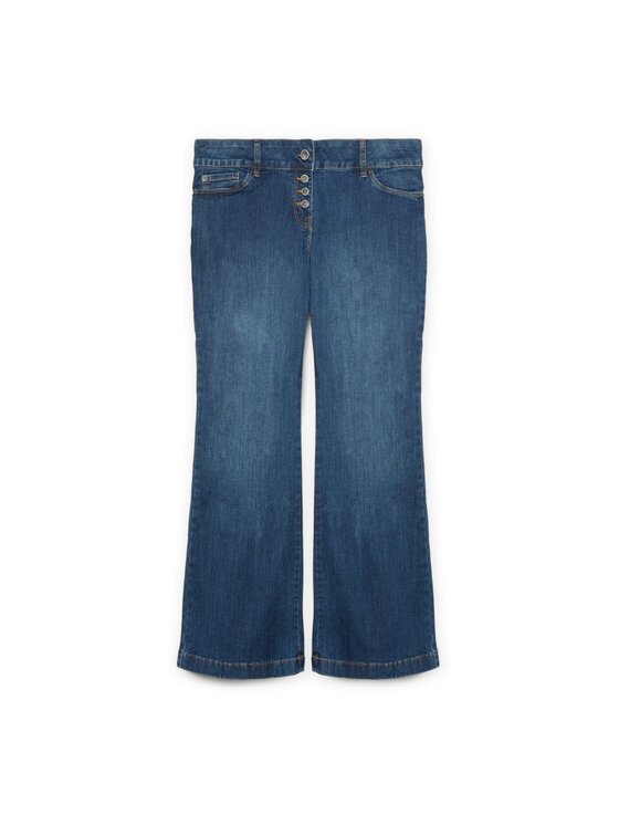 Fiorella Rubino Fiorella Rubino Jeansy P548T004703N034 Niebieski Flare Fit