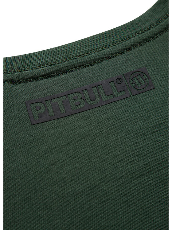 PITBULL PITBULL T-Shirt Koszulka Zielony Regular Fit