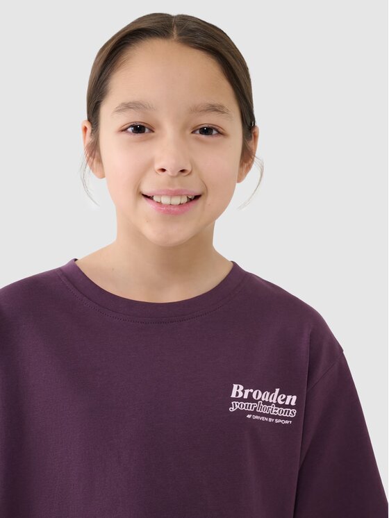 4F 4F T-Shirt 4FJRSS25TTSHF2586-50S Czarny Oversize