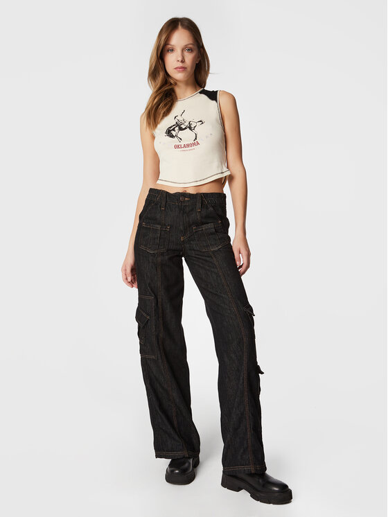 Blusa 75440396 Écru Regular Fit