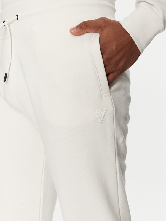 Guess Guess Teplákové nohavice Z2YB22 KAIJ1 Biela Regular Fit