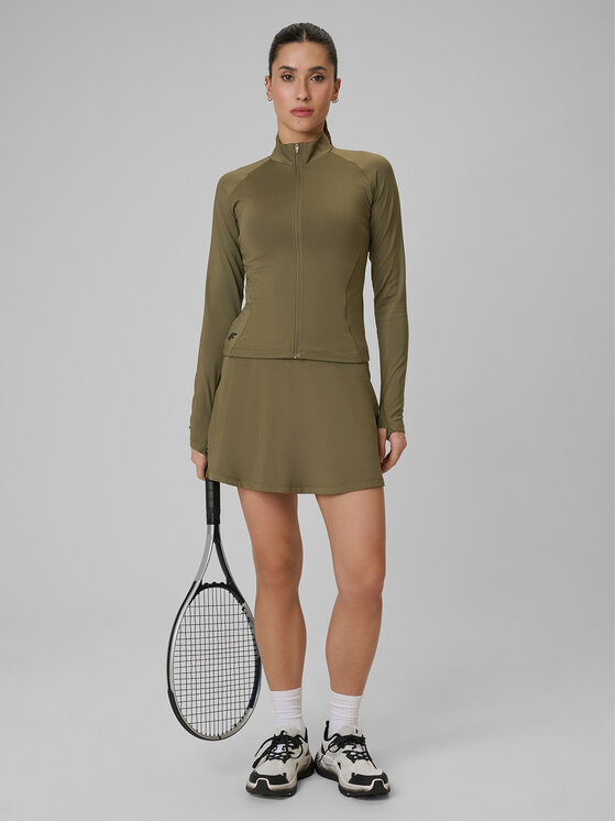 4F 4F Spódnica ołówkowa SOLAR PUNK Khaki Slim Fit