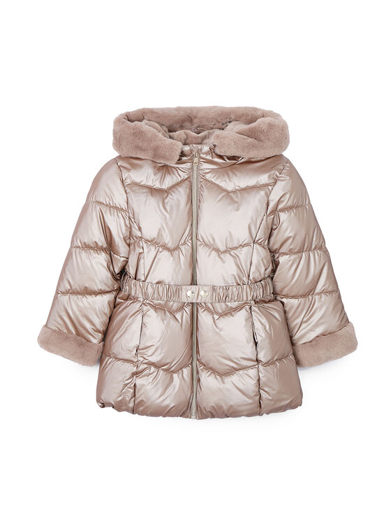 Mayoral Mayoral Зимно яке 4448 Бежов Regular Fit