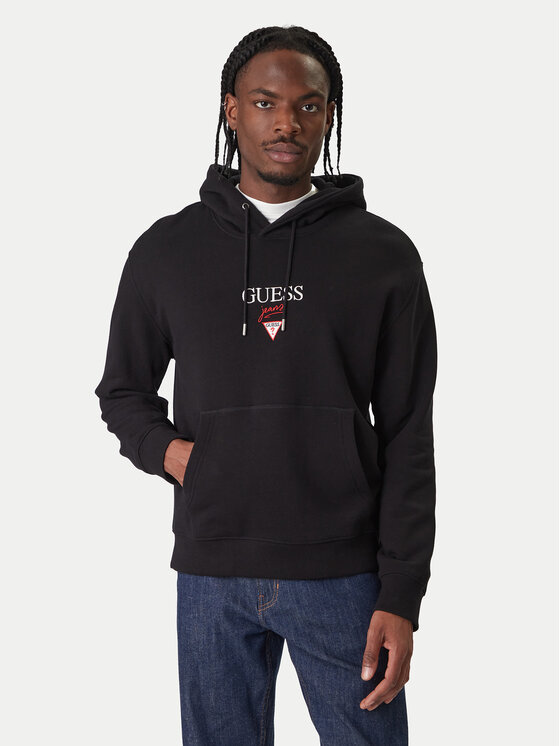 Guess Jeans Bluză 180299 Negru Classic Fit