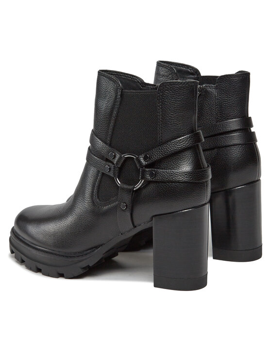 Tamaris Tamaris Kotníková obuv s elastickým prvkem 1-25046-41 Černá