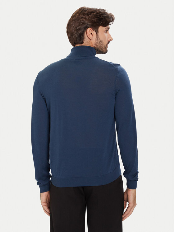 BOSS BOSS Golfas Musso-P 50468262 Mėlyna Slim Fit