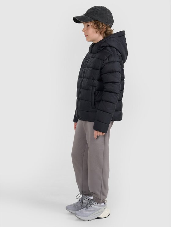 4F 4F Giubbotto piumino 4FJRAW25TDJAU0804-20S Nero Regular Fit