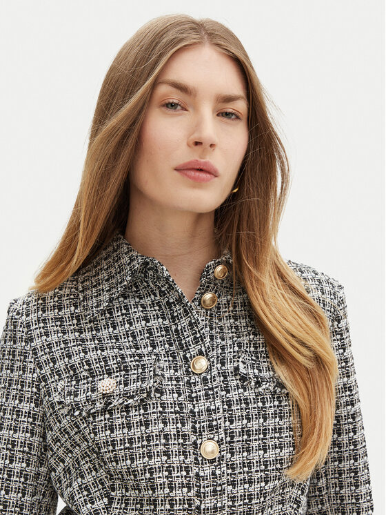 Guess Guess Švarkas W5RN47 WGW82 Juoda Regular Fit